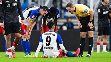 Wie schwer hat es Glatzel erwischt? HSV-Stürmer macht Fans Hoffnung