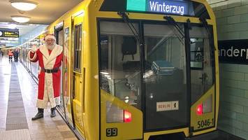 Warum der BVG-Winterzug mit Weihnachtsmann dieses Jahr ausfällt