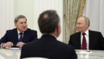 krieg gegen die ukraine: gespräche in moskau enden russland zufolge ohne fortschritte