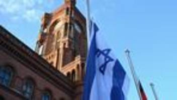Nahostkonflikt: Keine Israelflagge vor dem Roten Rathaus mehr