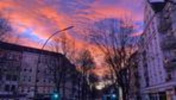 Wetter: Feuerroter Himmel im Norden - aber ab jetzt wird es nass
