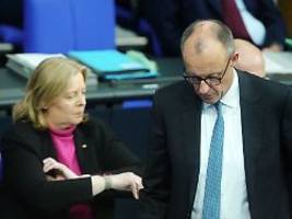 inakzeptable aussagen: merz soll sich arbeitsministerin bas vorgeknöpft haben