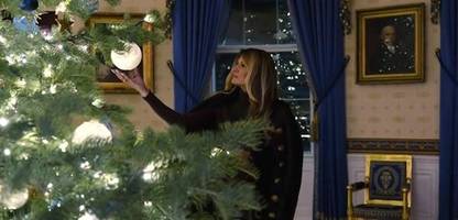 Melania Trump: Traditionelle Weihnachtsinszenierung im Weißen Haus