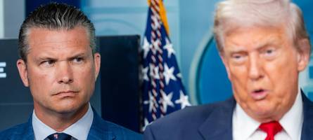 für trumps „rachekampagne“ rekrutiert hegseth jetzt sogar das pentagon