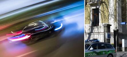 autorennen direkt vor polizeirevier? so oft verfolgt die polizei in augsburg solche raser-fälle