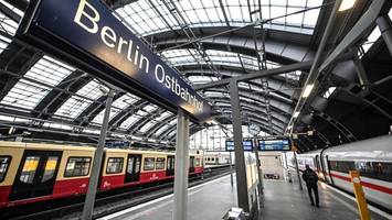 dach vom ostbahnhof ist fertig, doch die station noch lange nicht