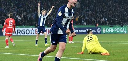 dfb-pokal: kennet eichhorn von hertha bsc wird jüngster torschütze des wettbewerbs