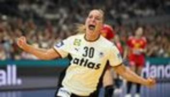 Handball-WM: Deutsche Handballerinnen stehen im Viertelfinale