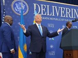 Spannungen bestehen weiter: Ruanda und Kongo unterzeichnen bei bizarrem Trump-Auftritt Friedensabkommen