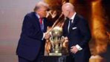 Washington, D. C.: Donald Trump erhält Fifa-Friedenspreis