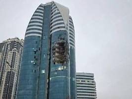 loch nahe kadyrow-palast: drohne soll in wolkenkratzer in tschetschenien eingeschlagen sein