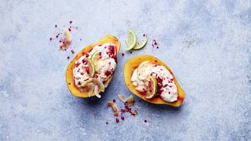 Gefüllte Papaya „Coconut Cream“