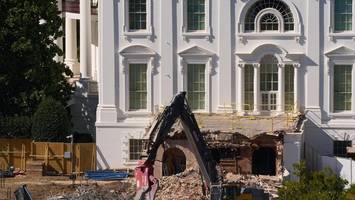 ballsaal am weißen haus zu klein: trump feuert architekten