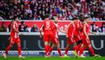 Fußball-Bundesliga: FC Bayern deklassiert VfB - Augsburg siegt nach Wagner-Aus