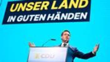landtagswahl: wahlprogramm: das hat die cdu mit dem land vor