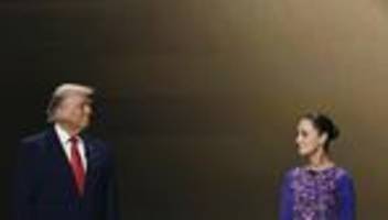 US-Präsident: Donald Trump trifft sich erstmals mit Mexikos Präsidentin Sheinbaum