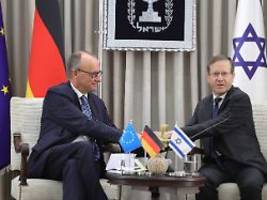 Antrittsbesuch in Nahost: Merz: Gaza-Krieg hat Deutschland vor einige Dilemmata gestellt