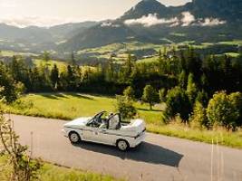 Weniger ist mehr: Fahrt im Golf I Cabrio - Erdbeerkörbchen geht immer