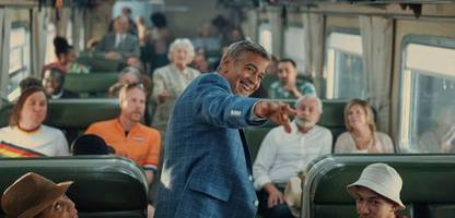 george clooney: hollywoodschauspieler fährt »immer zug«
