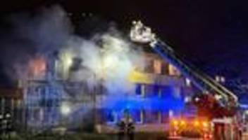 Ursache unklar: Brand in Flüchtlingsunterkunft in Olpe