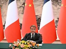 ist das schlimmste szenario: macron droht china mit zöllen