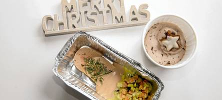 das macht appetit: lachsterrine und zimtcreme mit schokoladenraspel