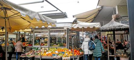 „es lohnt nicht“: der verlängerte samstag am stadtmarkt hat einen schweren stand
