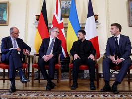 Ukraine-Treffen in London: Starmer: „Wir halten zur Ukraine“