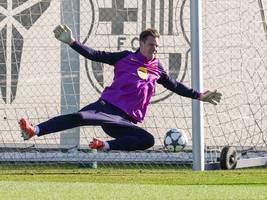 fc barcelona: ter stegen kehrt in barças kader zurück