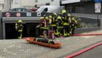 Feuerwehreinsatz: Brand in Frankfurter Schießanlage