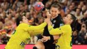 Handball-WM: Deutsche Handballerinnen ziehen in WM-Halbfinale ein