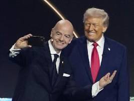 verstoß gegen fifa-regeln?: wegen trump-kumpelei: infantino handelt sich beschwerde ein