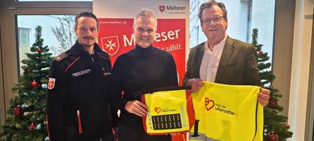 Rotarier spenden Ersthelfer-Taschen für Malteser-Ehrenamtliche in der „Region der Lebensretter“