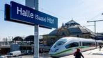 Bahn-Baustelle: Schnellere Fahrten - Bahnstrecke Berlin-Halle wird geöffnet