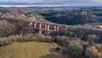 Historische Bahnbrücke: Elstertalbrücke im Vogtland mit Millionenaufwand saniert