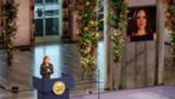 oslo: tochter maría corina machados nimmt friedensnobelpreis entgegen