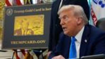 US-Einwanderung: Trumps Gold Card für reiche Einwanderer ist da