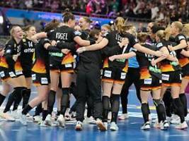 medaillentanz mit dem weltmeister: das deutsche handball-märchen ist zum greifen nah