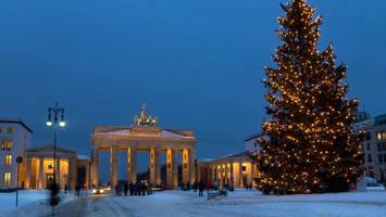 weiße weihnachten in berlin? so stehen die chancen für schnee