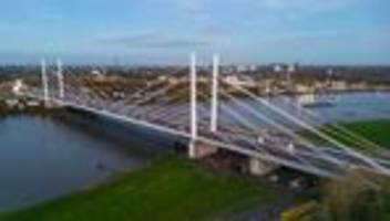 Bauarbeiten: Arbeiten an Duisburger Rheinbrücke – A40 ab Abend gesperrt