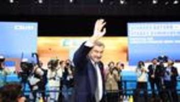 CSU-Parteitag: Söder sieht Deutschland so stark unter Druck wie noch nie