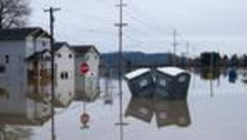 Massive Regenfälle: Schwere Überschwemmungen im US-Bundesstaat Washington