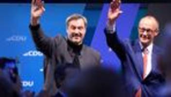 Union: Merz spricht zum Abschluss des CSU-Parteitags