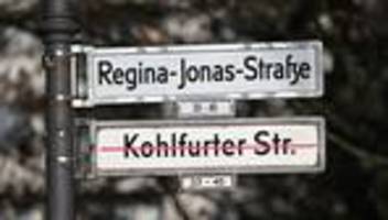 berlin: weltweit erste rabbinerin regina jonas wird mit eigener straße geehrt