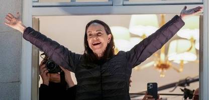maría corina machado: so soll die friedensnobelpreisträgerin venezuela verlassen haben