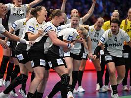 Handball-WM: Deutsche Handballerinnen ziehen sensationell ins WM-Finale ein