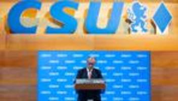 CSU-Parteitag: Merz setzt auf Erfolg der Koalition: Werden es hinbekommen