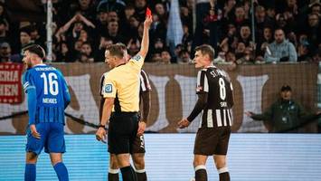 Umstrittene Rote Karte gegen St. Paulis Eric Smith: Das sagt der DFB