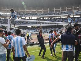 Fußball: Ausschreitungen bei Auftritt von Lionel Messi in Indien