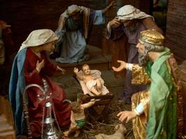 Weihnachtszeit: Patchwork an der Krippe